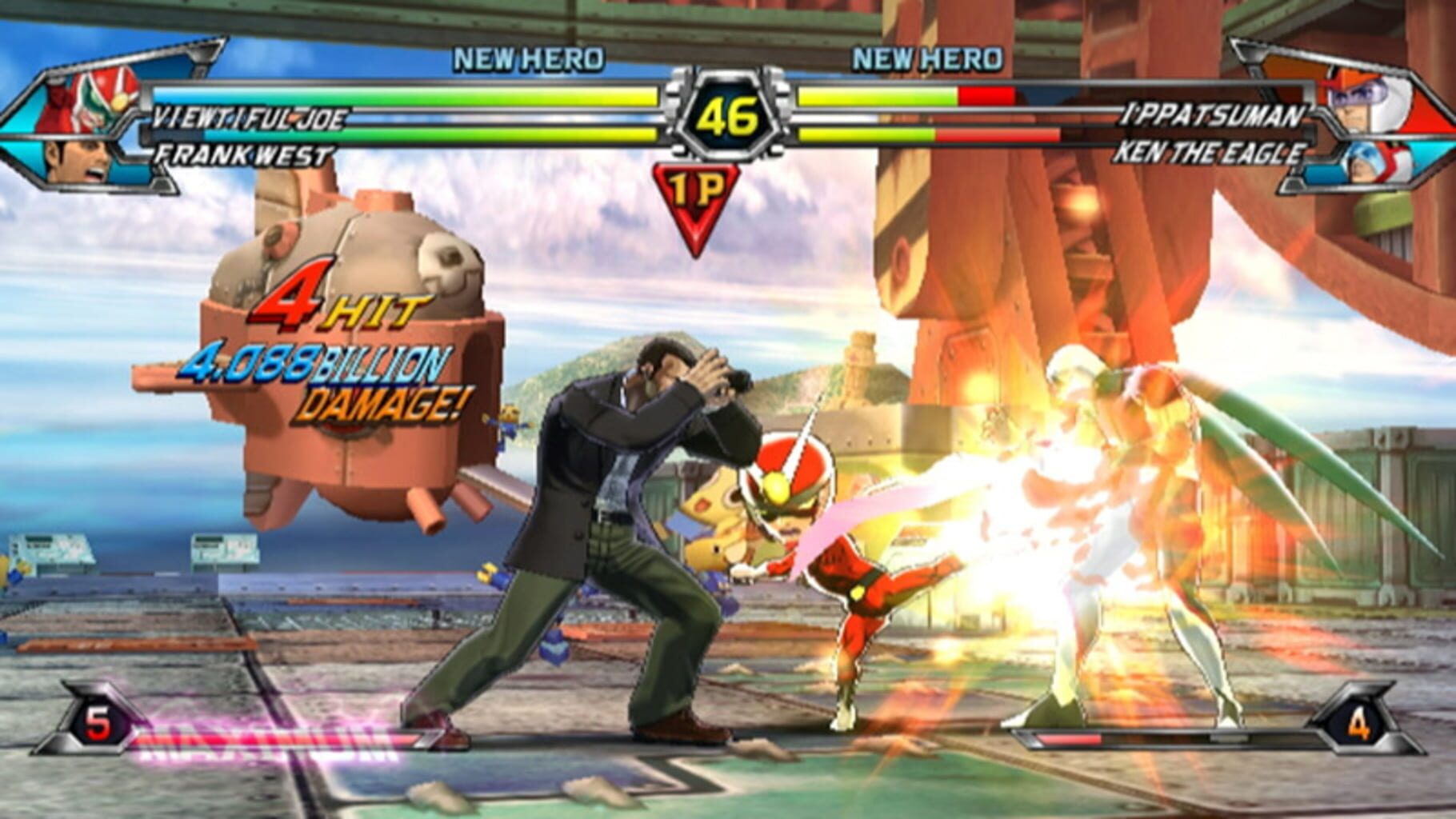 Captura de pantalla - Tatsunoko vs. Capcom: Ultimate All Stars