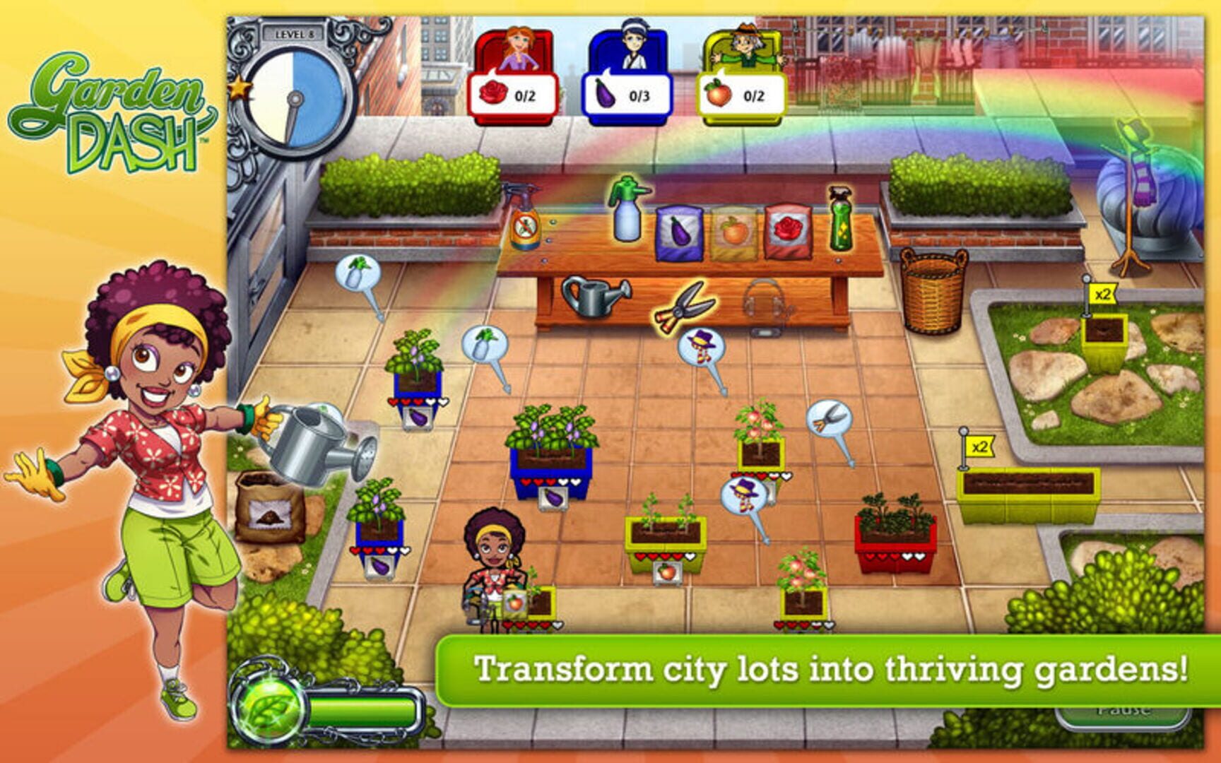 Garden Dash - Screenshot