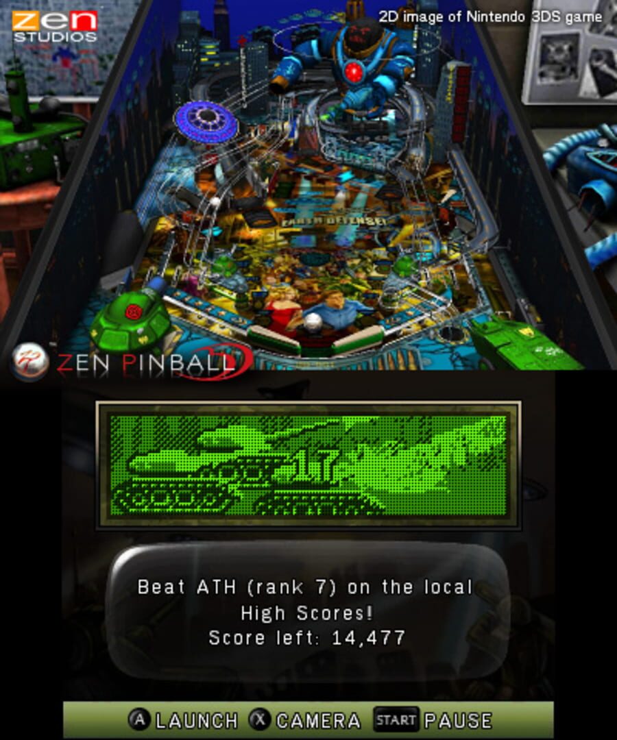 Captura de pantalla - Zen Pinball 3D