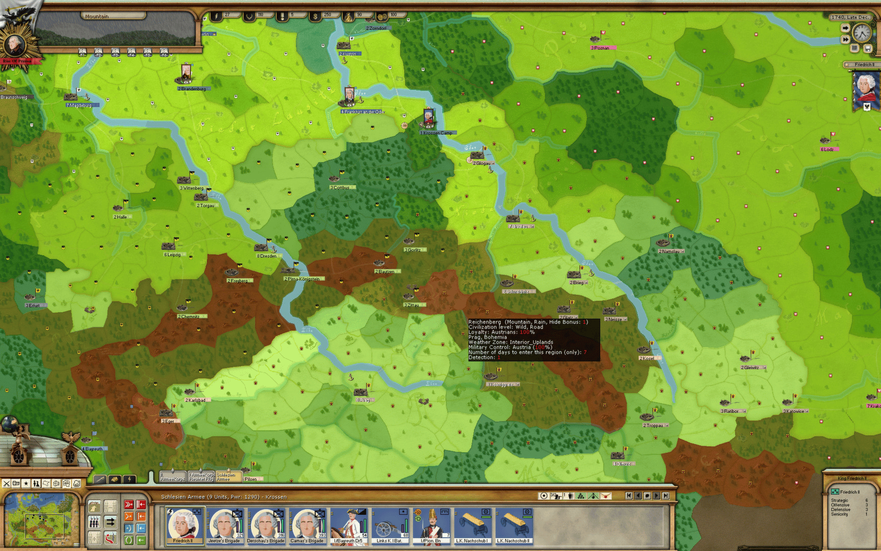 Rise of Prussia Gold screenshot