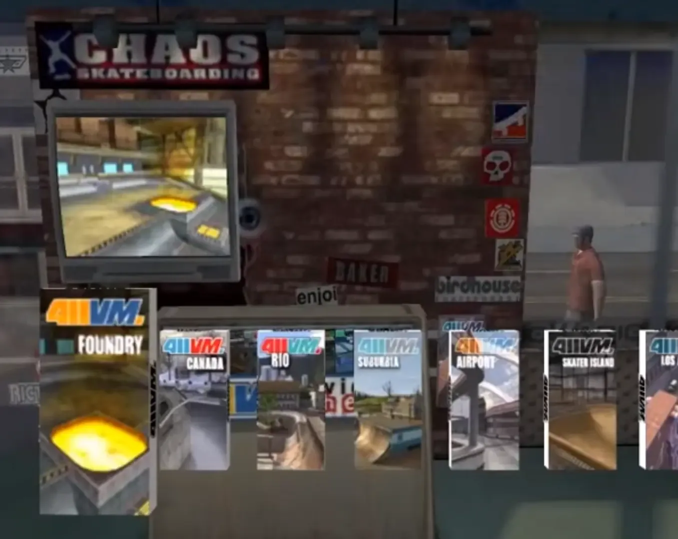 Captura de pantalla - Tony Hawk's Pro Skater 3