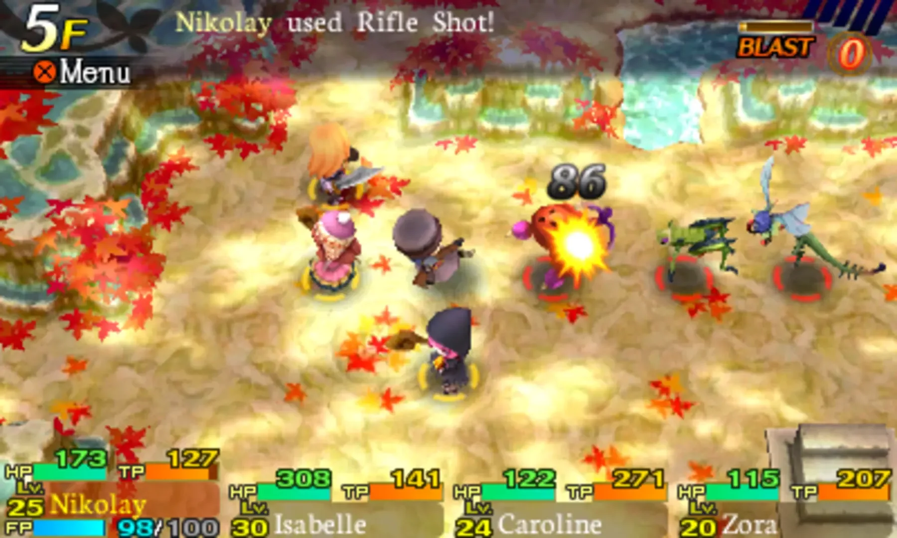 Captura de pantalla - Etrian Mystery Dungeon