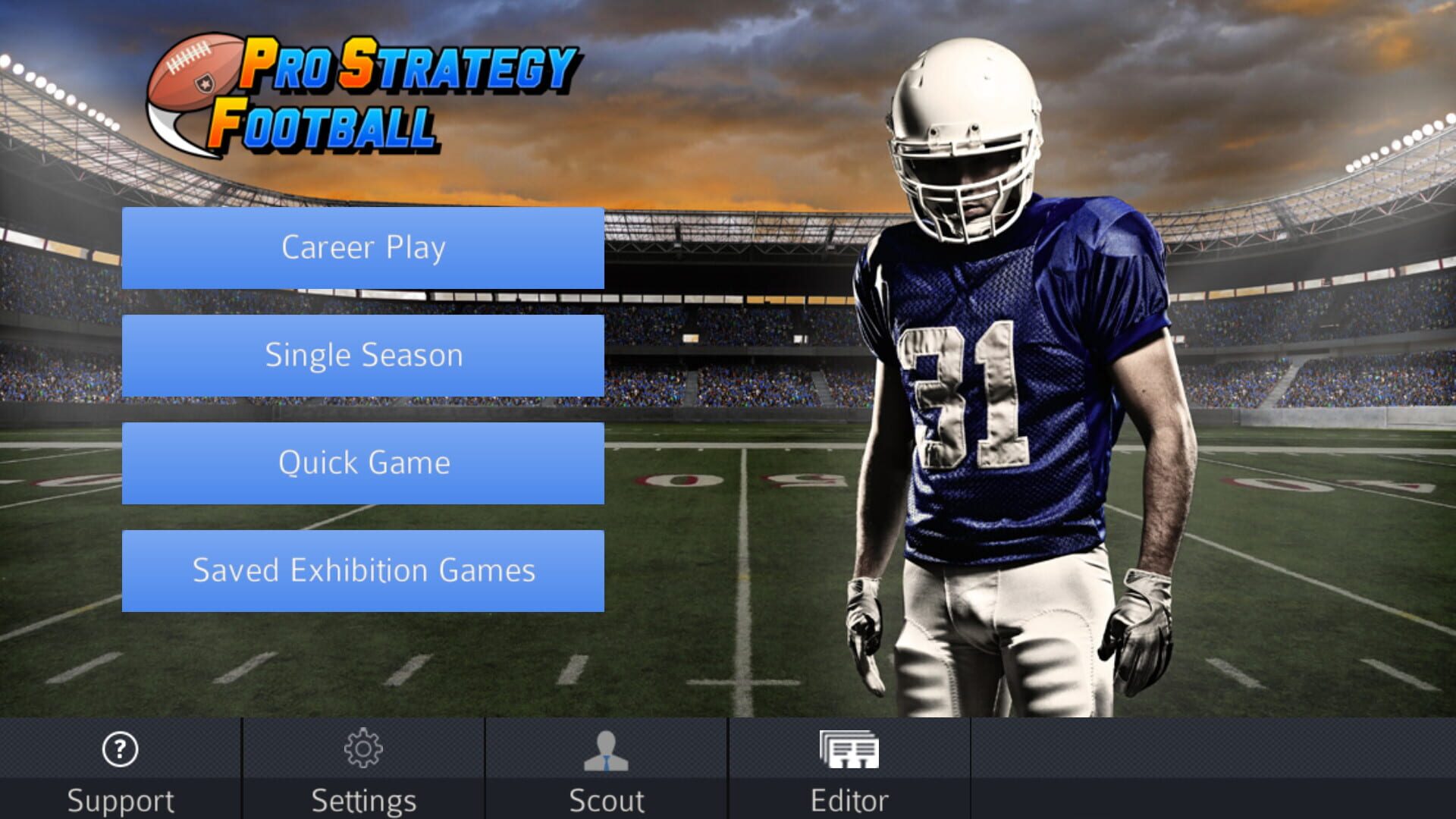Pro Strategy Football 2016 - Screenshot