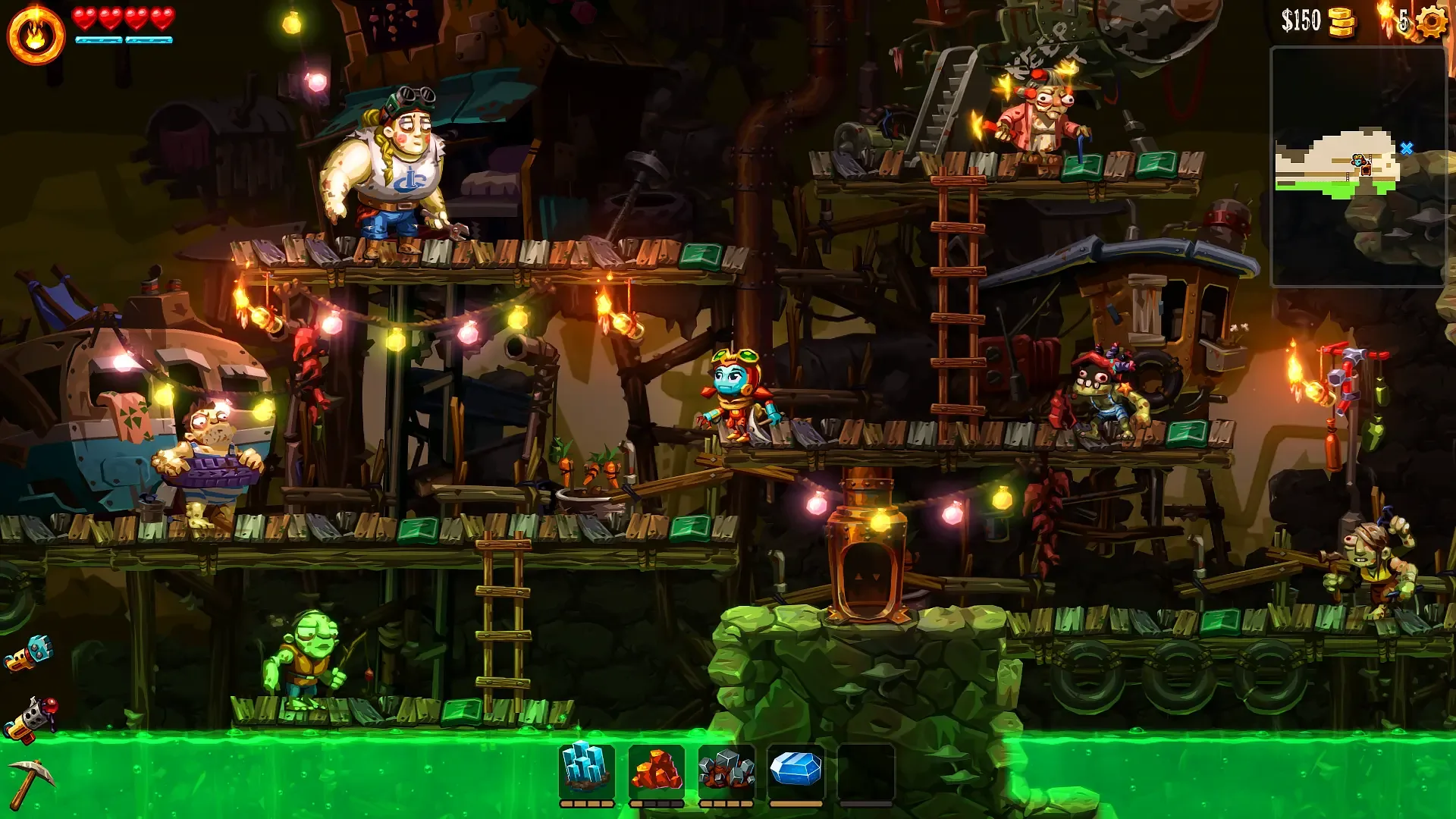 Captura de pantalla - SteamWorld Dig 2