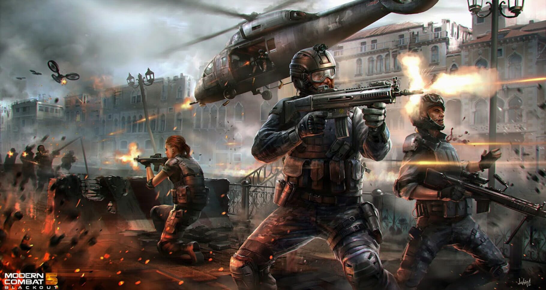 Modern Combat 5: Blackout artwork