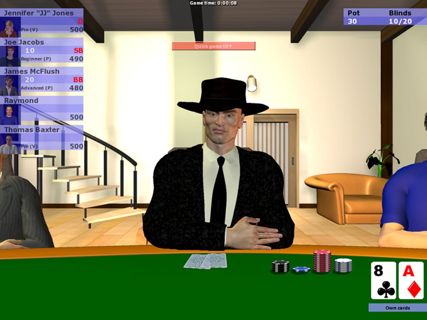 Poker Simulator - Screenshot