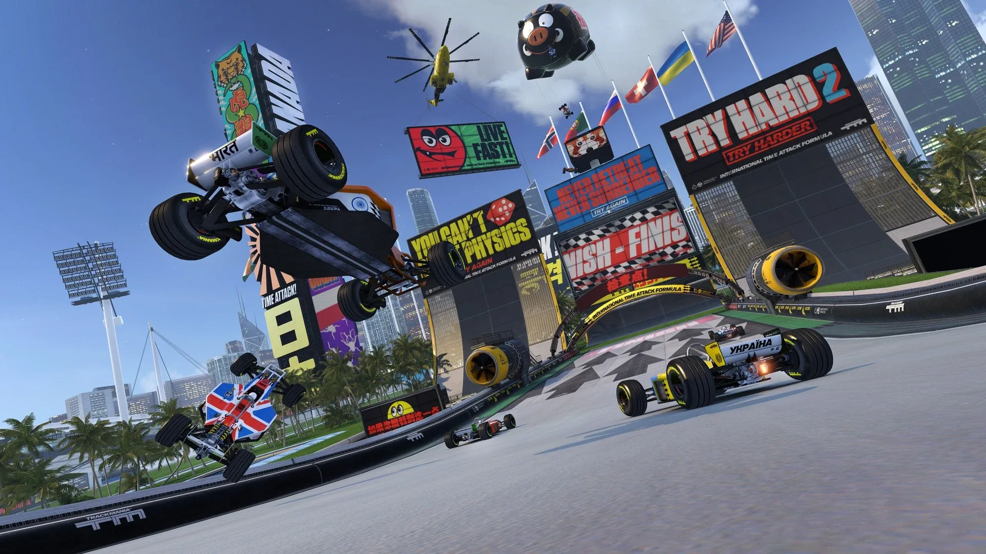 Captura de pantalla - TrackMania Turbo