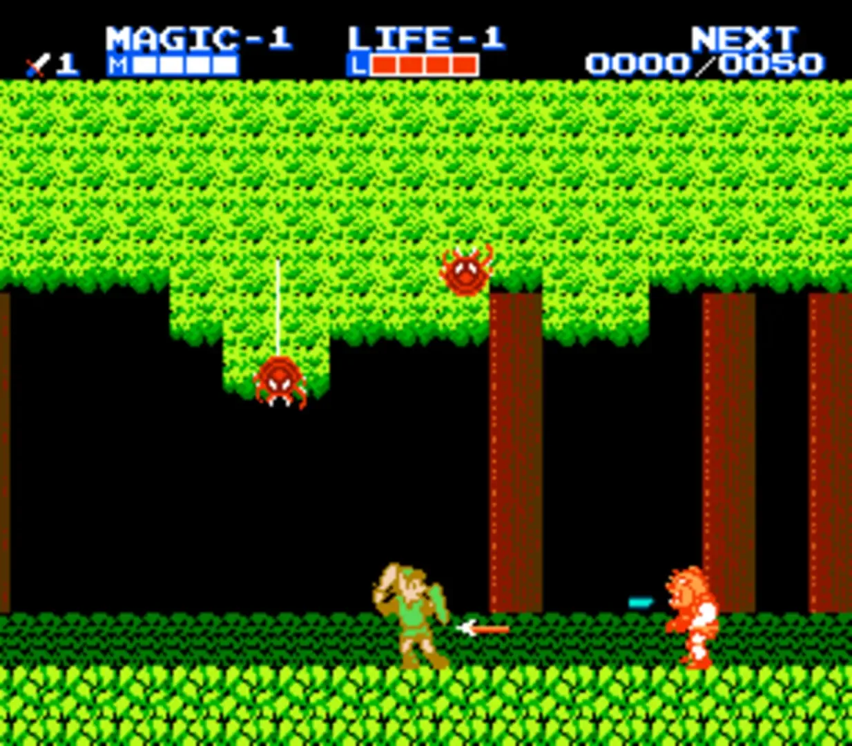 Captura de pantalla - Zelda II: The Adventure of Link