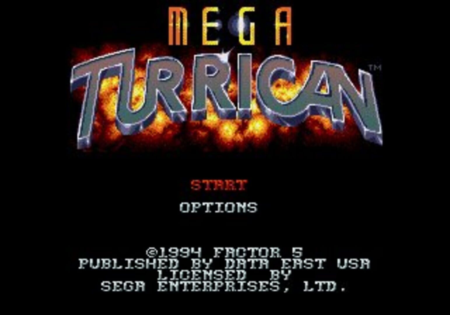 Captura de pantalla - Mega Turrican