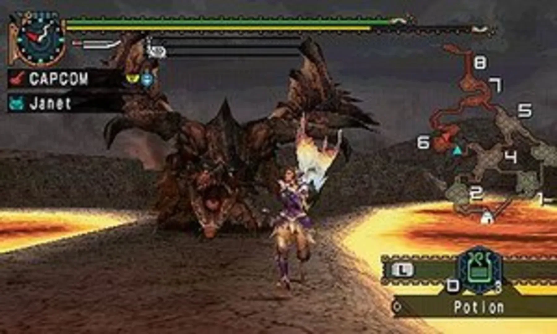 Captura de pantalla - Monster Hunter Freedom Unite