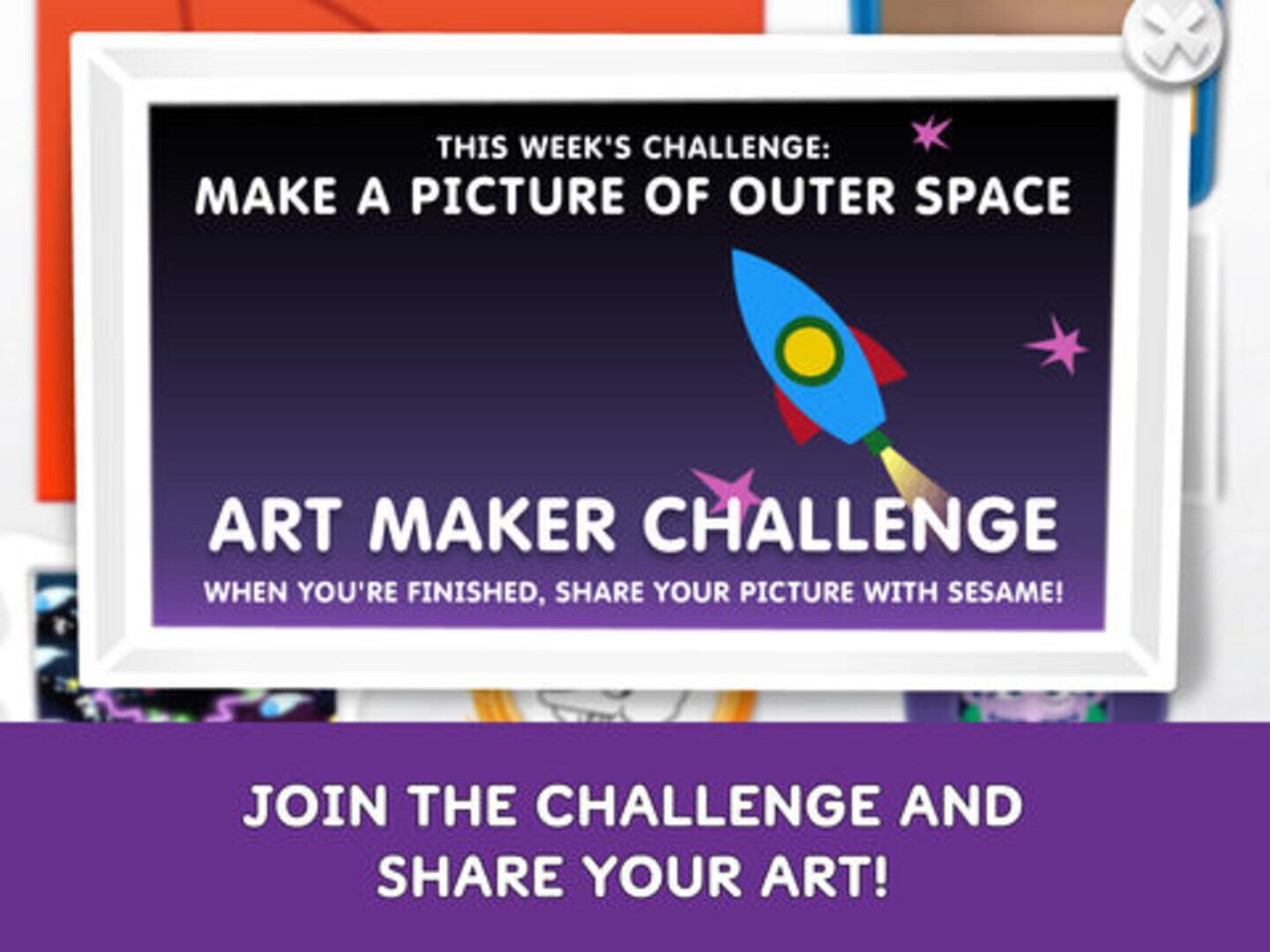 Sesame Street Art Maker - Screenshot