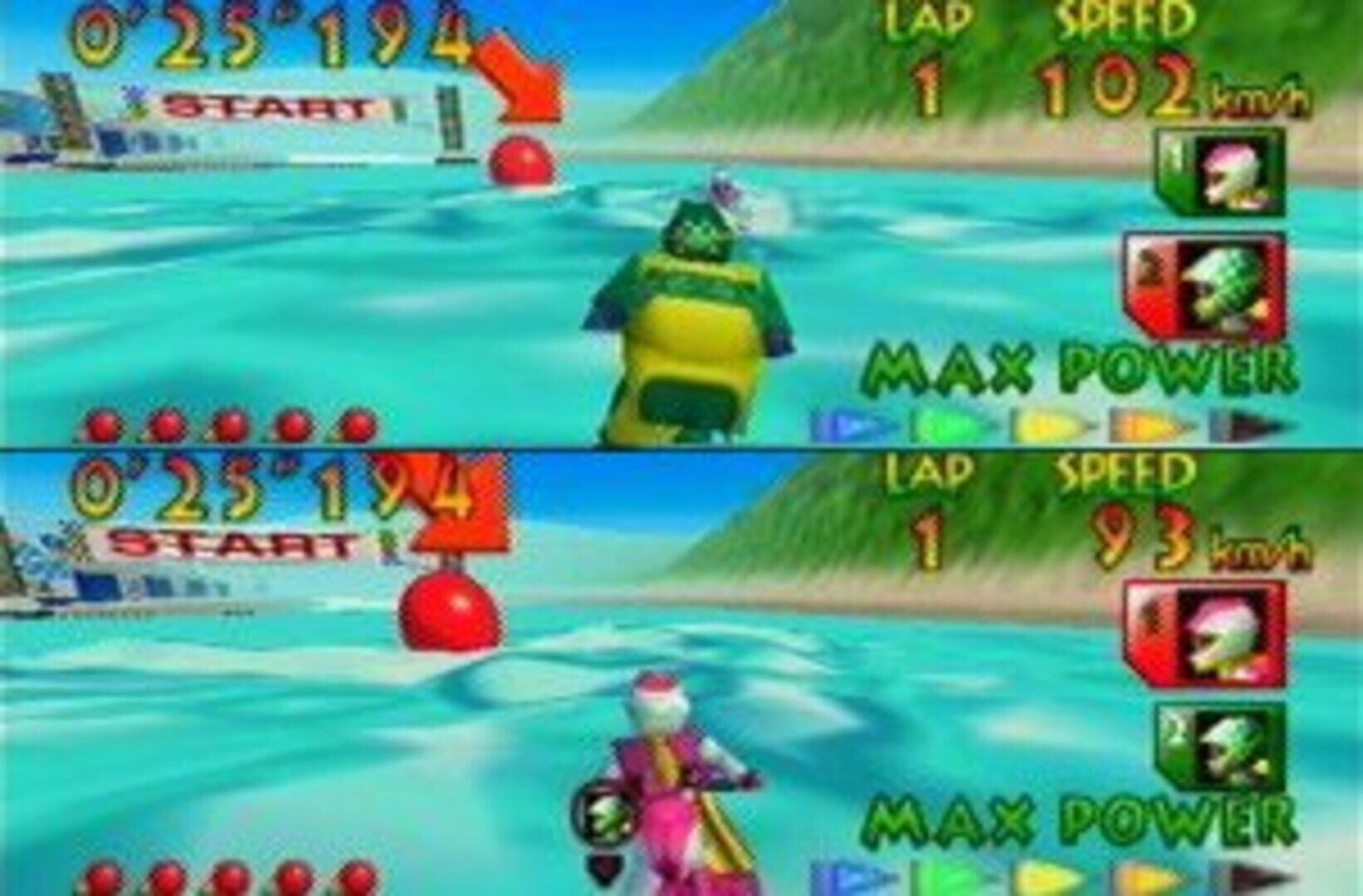 Captura de pantalla - Wave Race 64