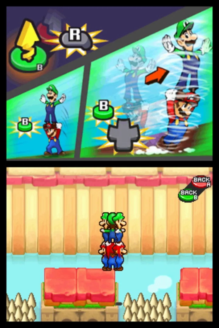 Captura de pantalla - Mario & Luigi: Partners in Time