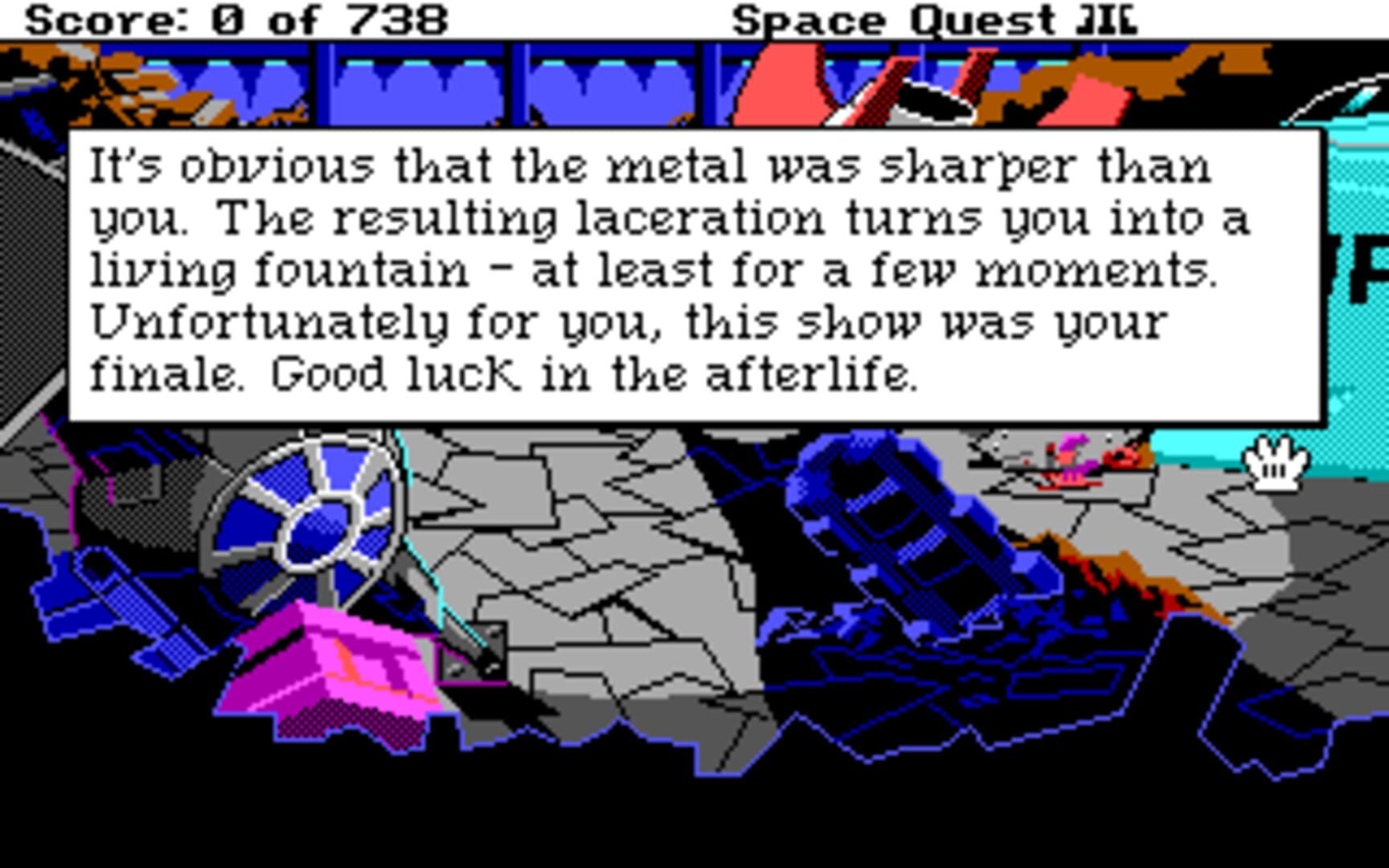 Captura de pantalla - Space Quest III: The Pirates Of Pestulon