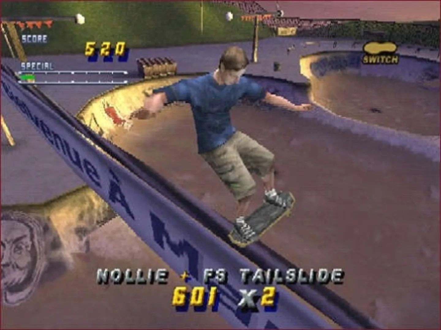 Captura de pantalla - Tony Hawk's Pro Skater 2
