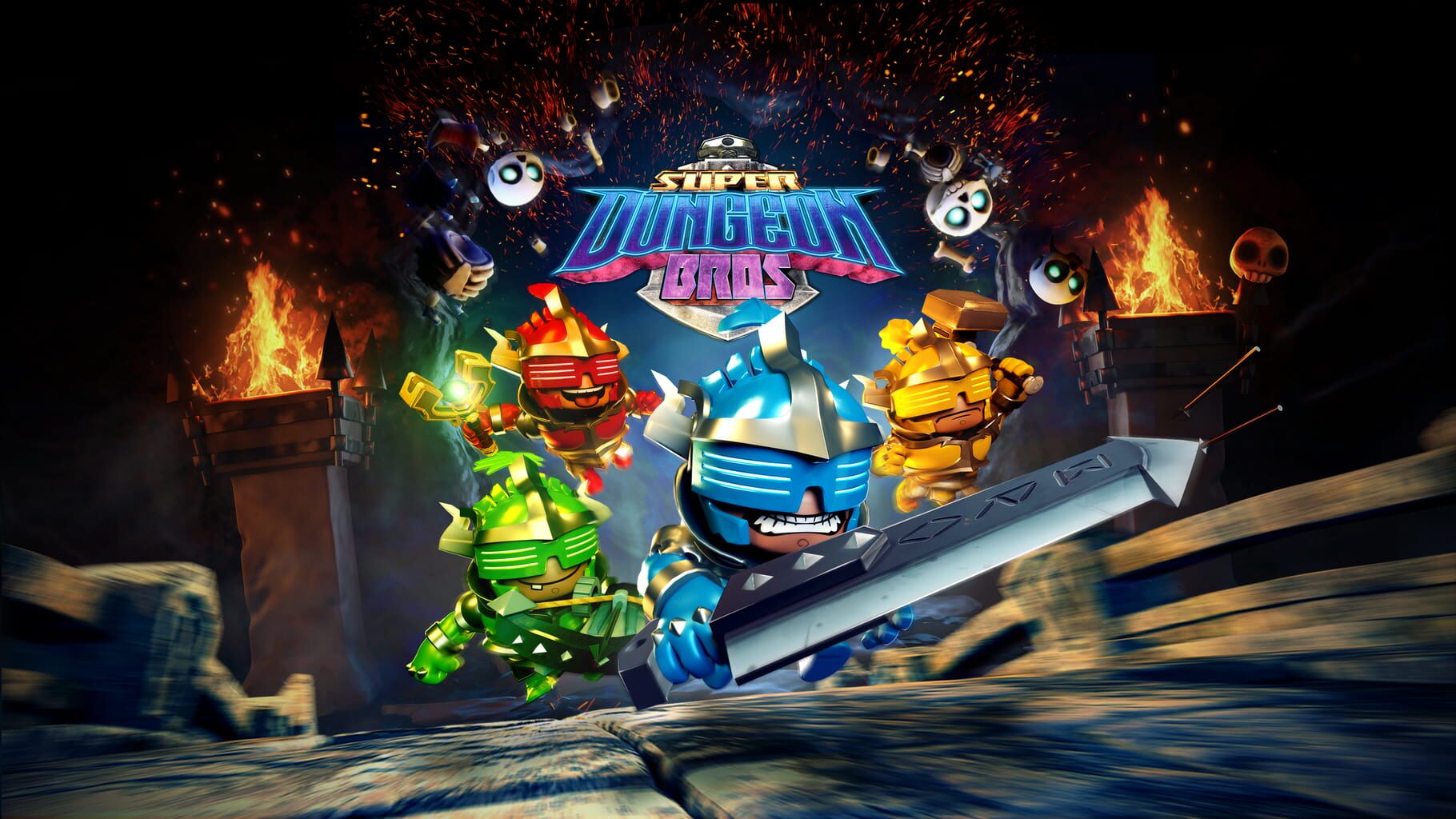 Arte - Super Dungeon Bros