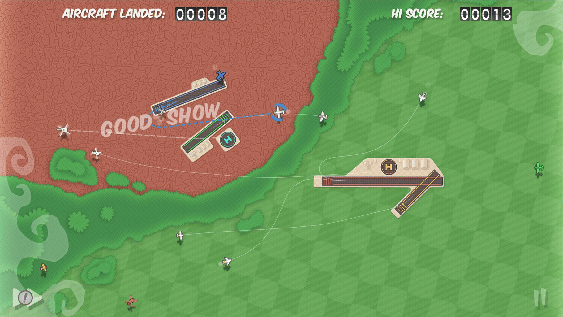 Flight Control HD screenshot