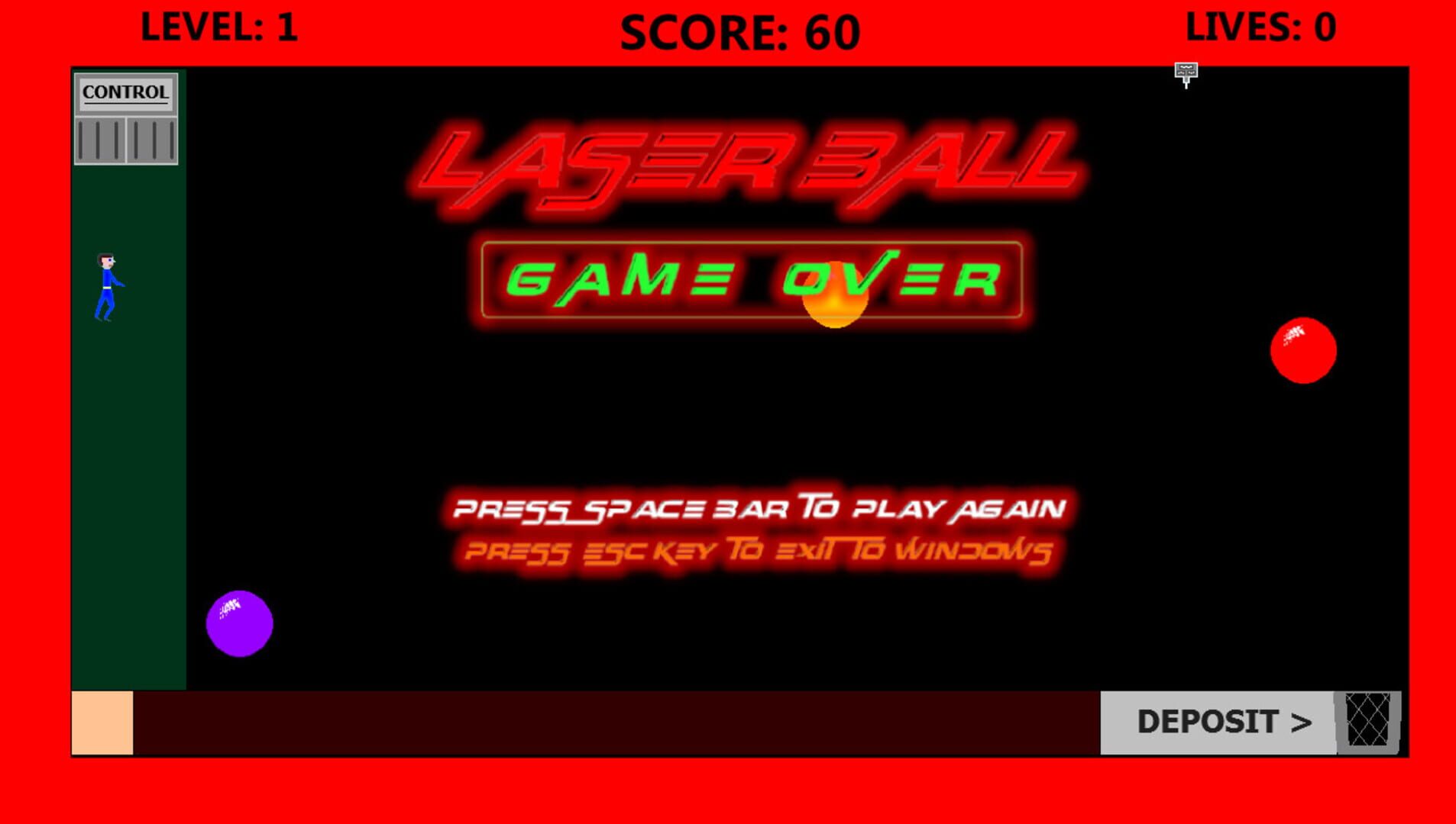 Laser Ball - Screenshot