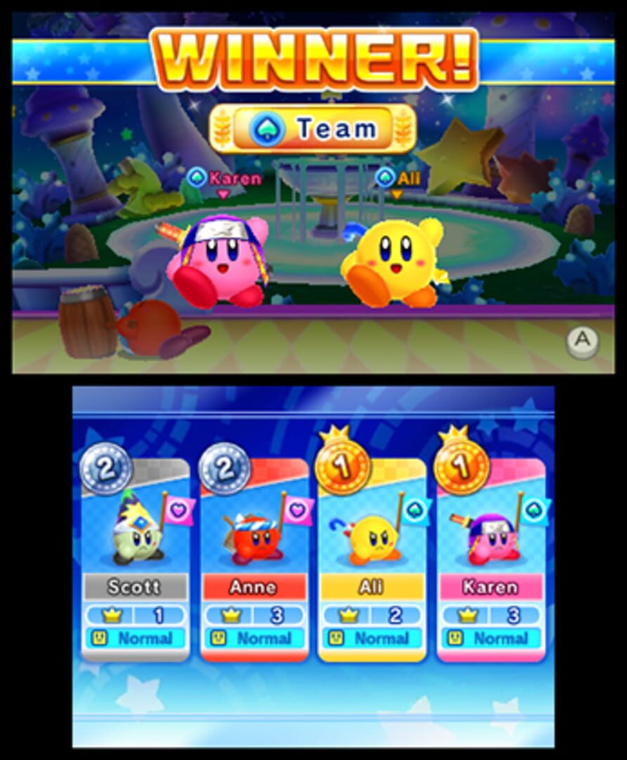 Captura de pantalla - Kirby Fighters Deluxe