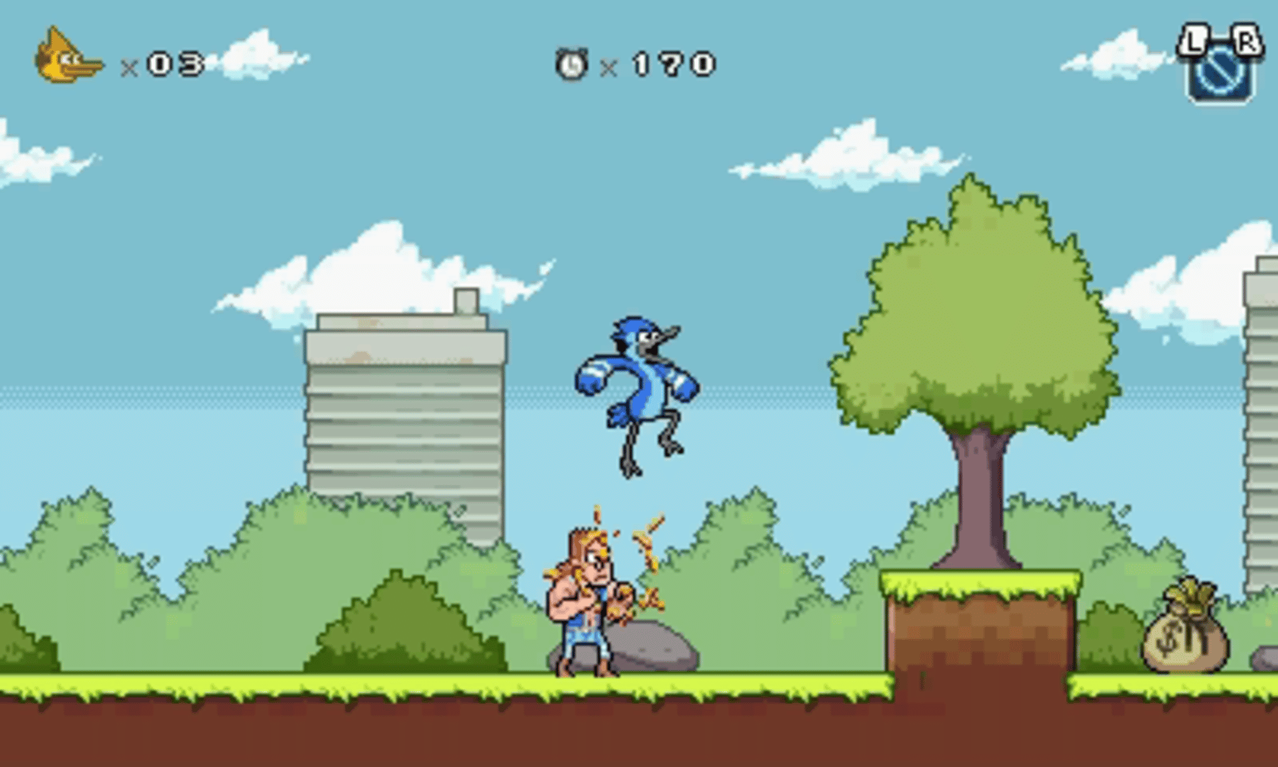 Regular Show: Mordecai and Rigby in 8-Bit Land screenshot