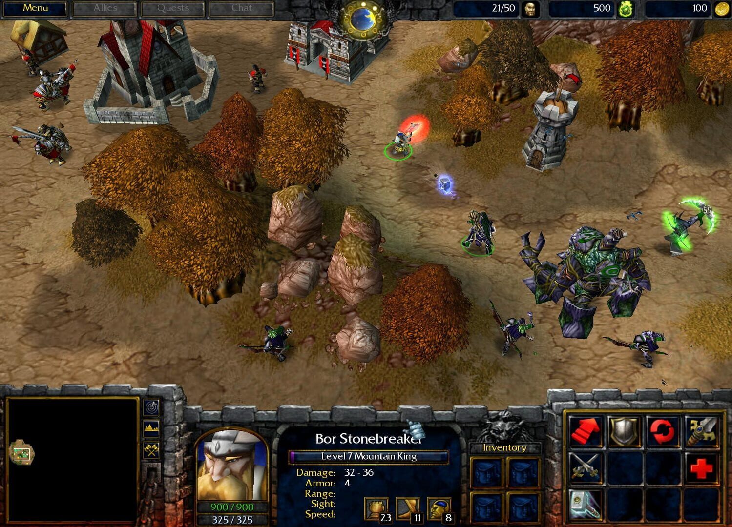 Captura de pantalla - Warcraft III: Reign of Chaos