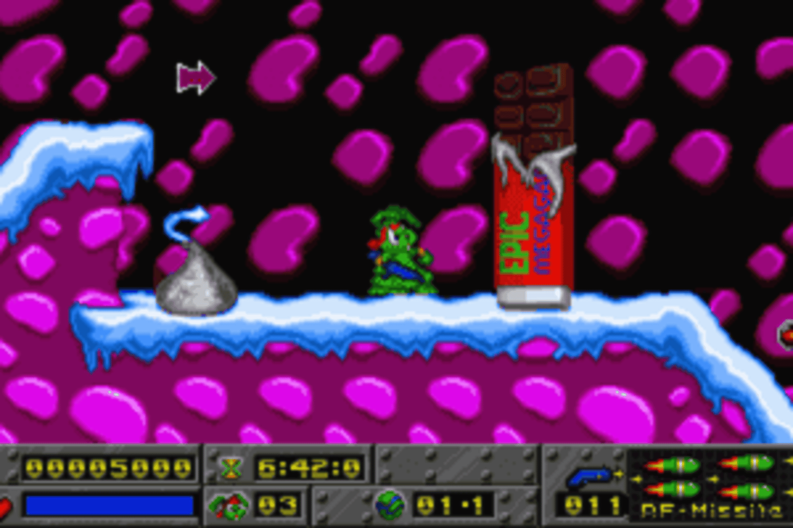 Jazz Jackrabbit: Holiday Hare 1995 screenshot