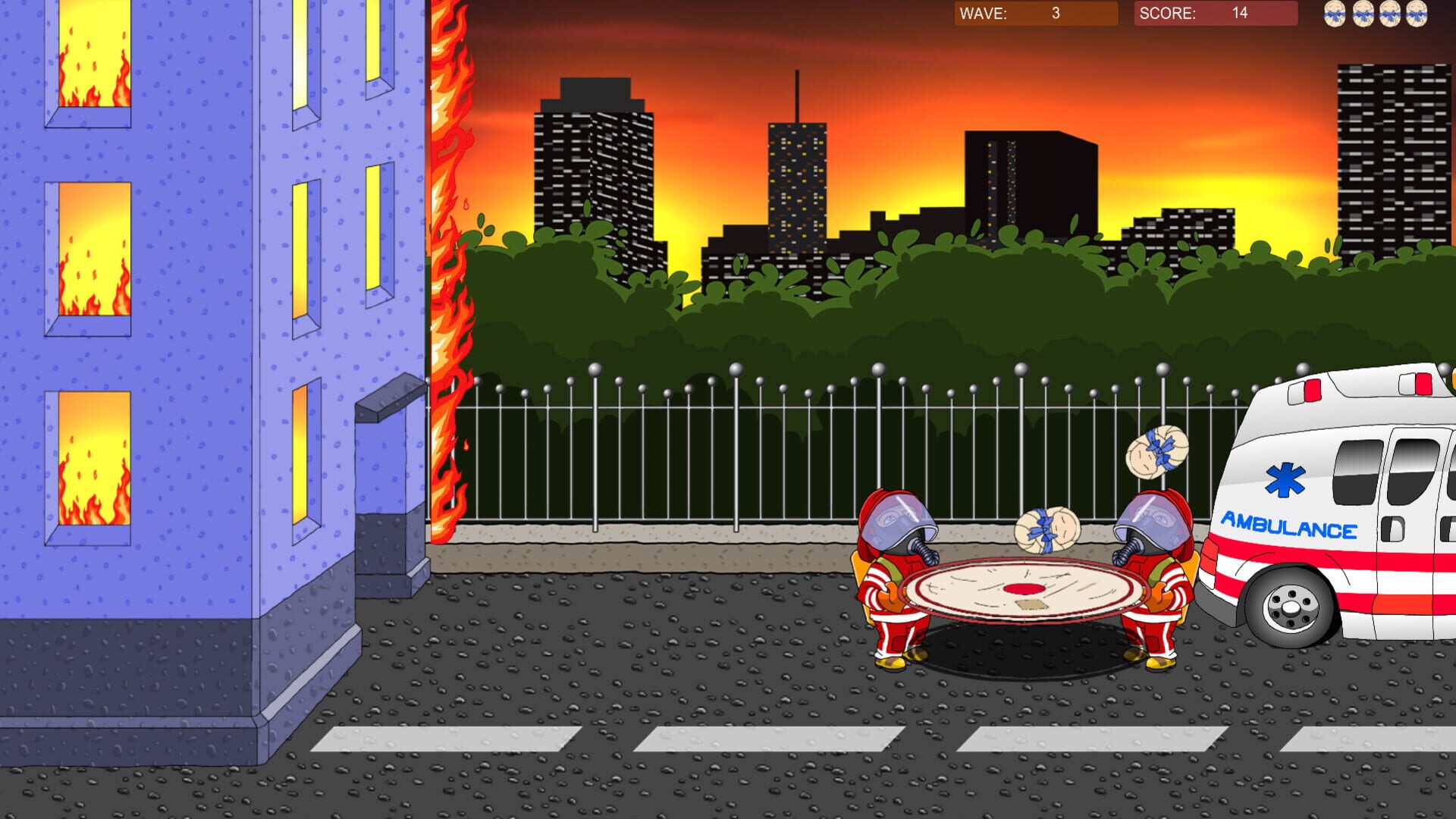 Baby's on fire - Screenshot