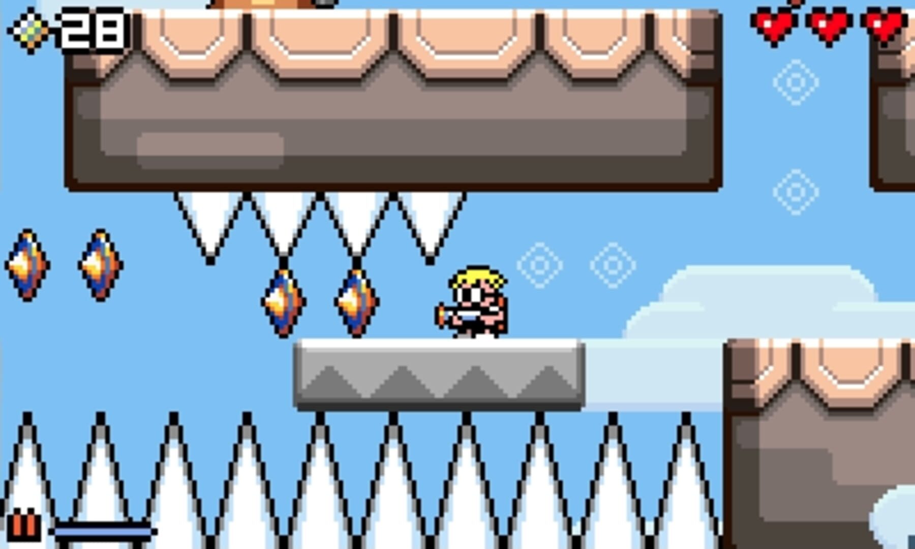 Captura de pantalla - Mutant Mudds