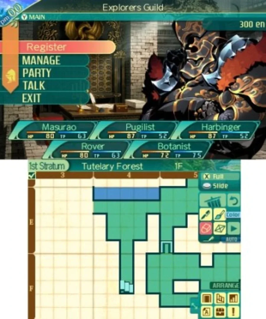 Captura de pantalla - Etrian Odyssey V: Beyond the Myth