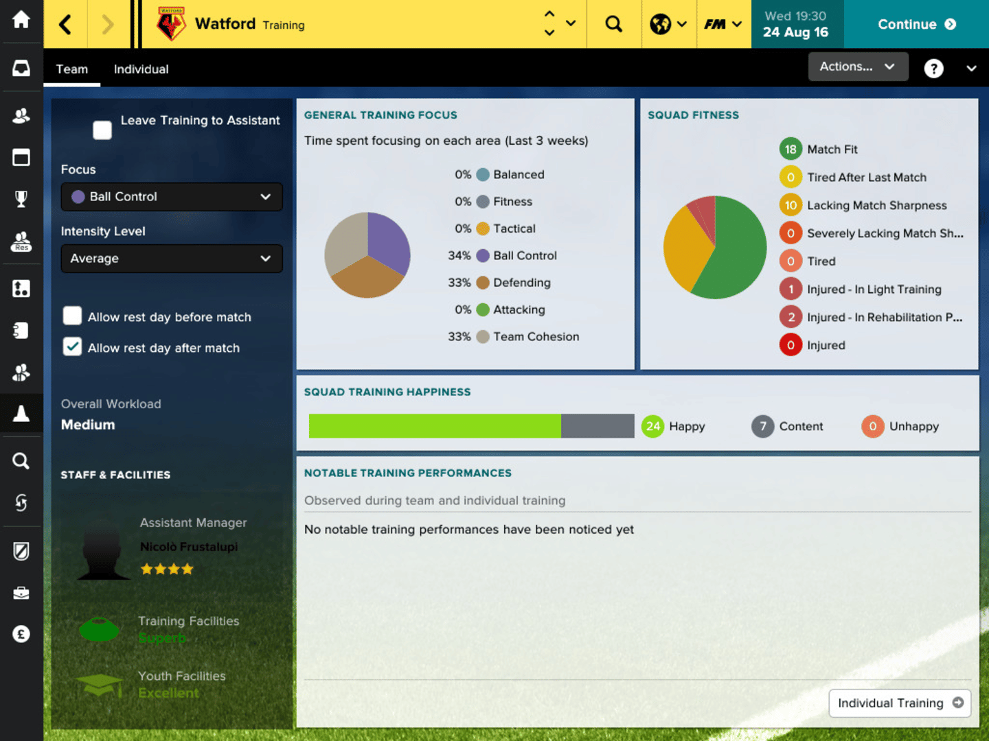 Football Manager Touch 2017 screenshot