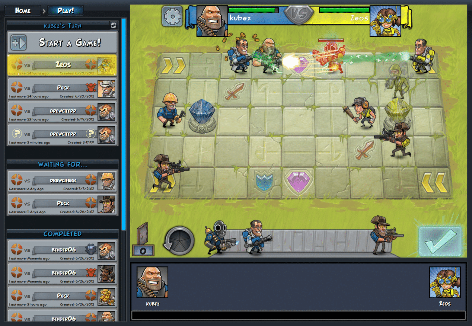 Hero Academy screenshot