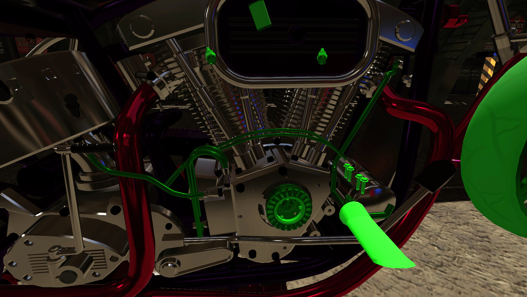 Motorbike Garage Mechanic Simulator screenshot