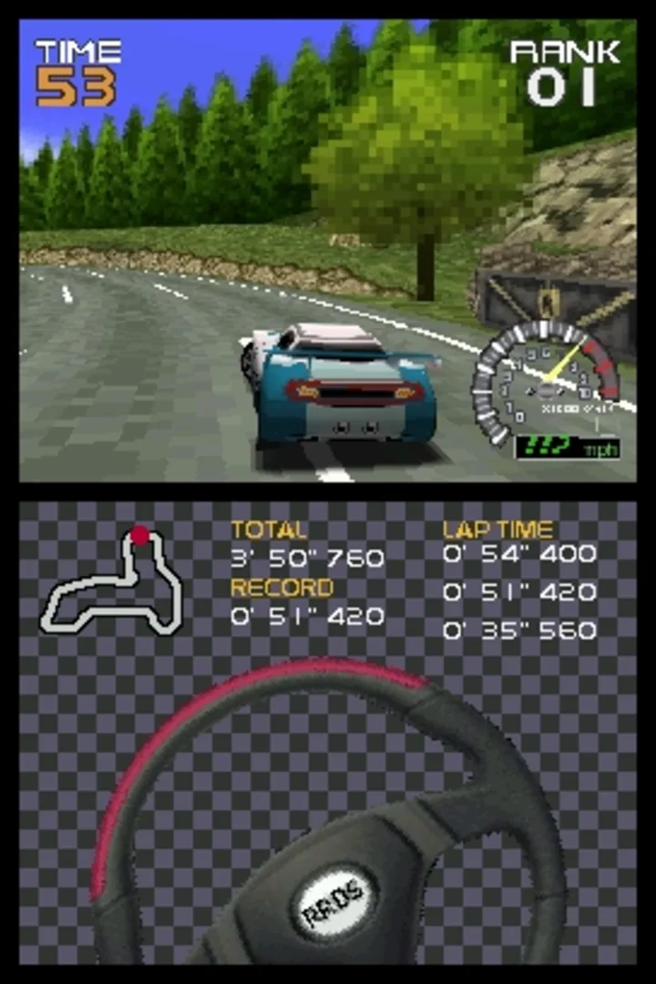 Captura de pantalla - Ridge Racer DS