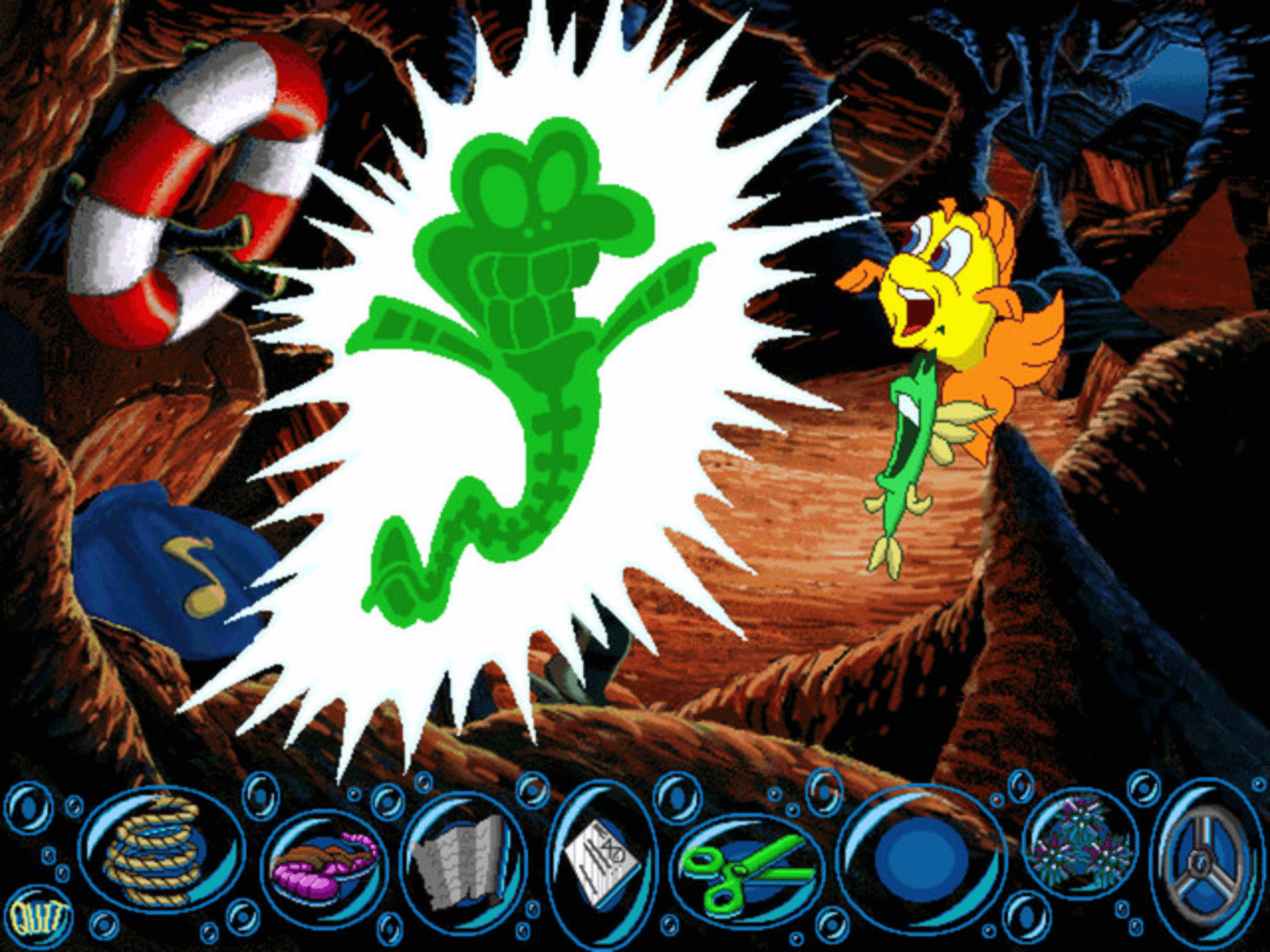 Freddi Fish 2: The Case of the Haunted Schoolhouse screenshot