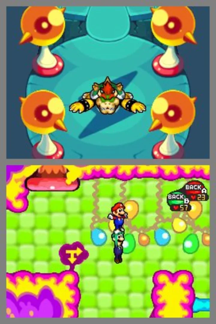 Captura de pantalla - Mario & Luigi: Bowser's Inside Story