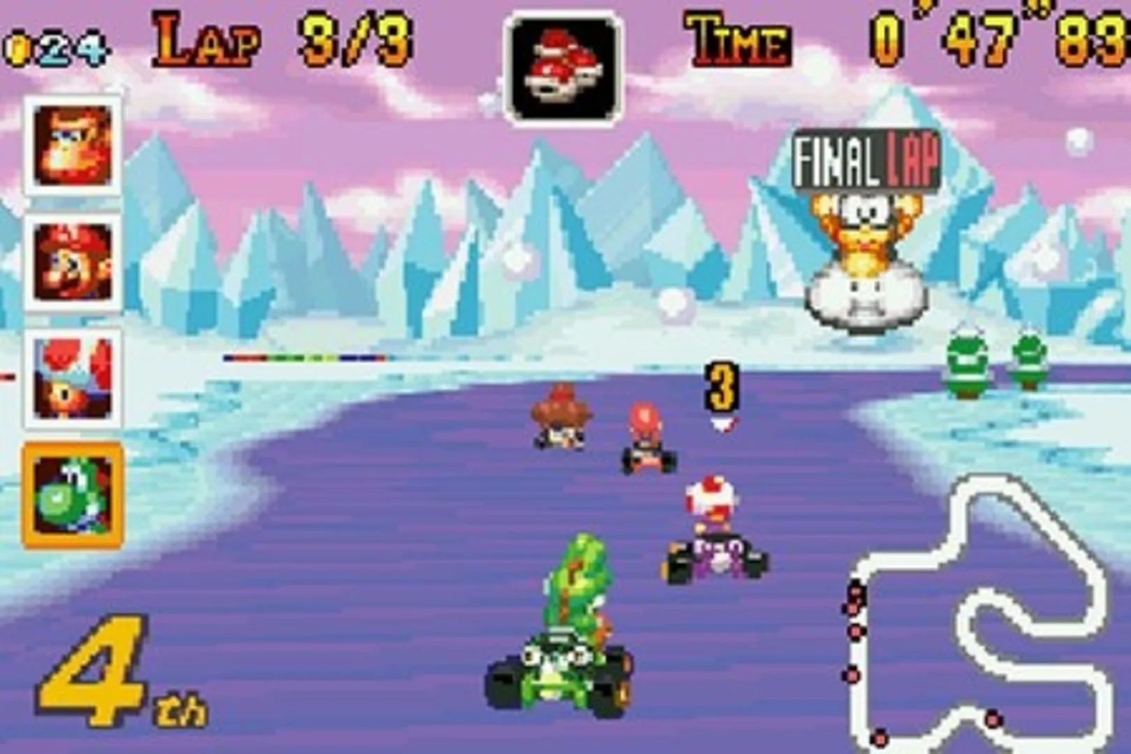 Captura de pantalla - Mario Kart: Super Circuit