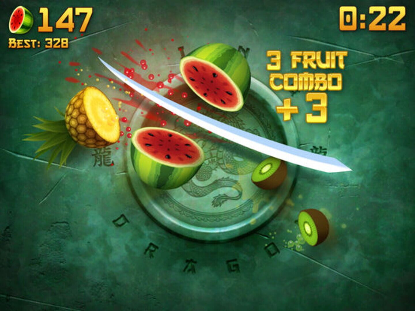 Captura de pantalla - Fruit Ninja