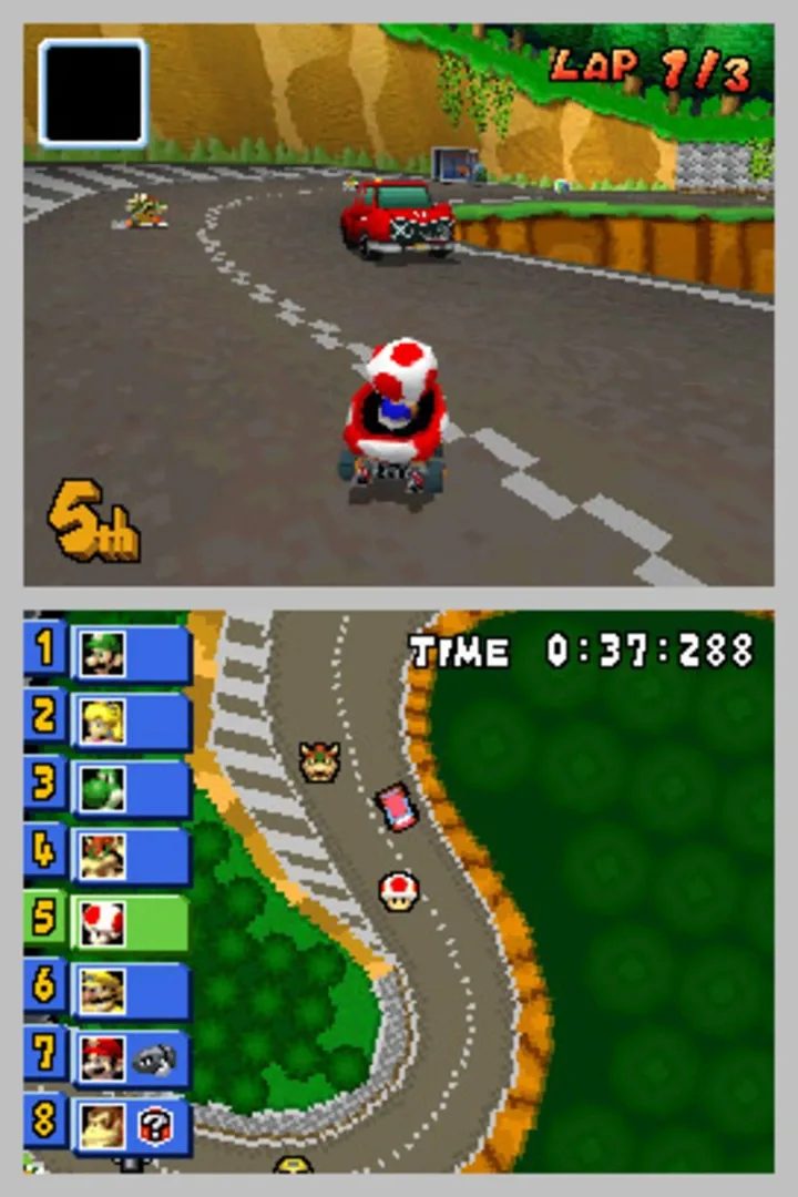 Captura de pantalla - Mario Kart DS