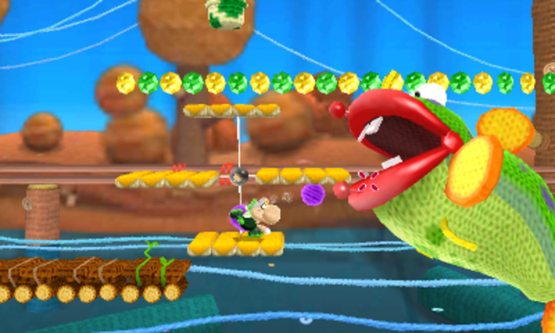 Captura de pantalla - Poochy & Yoshi's Woolly World