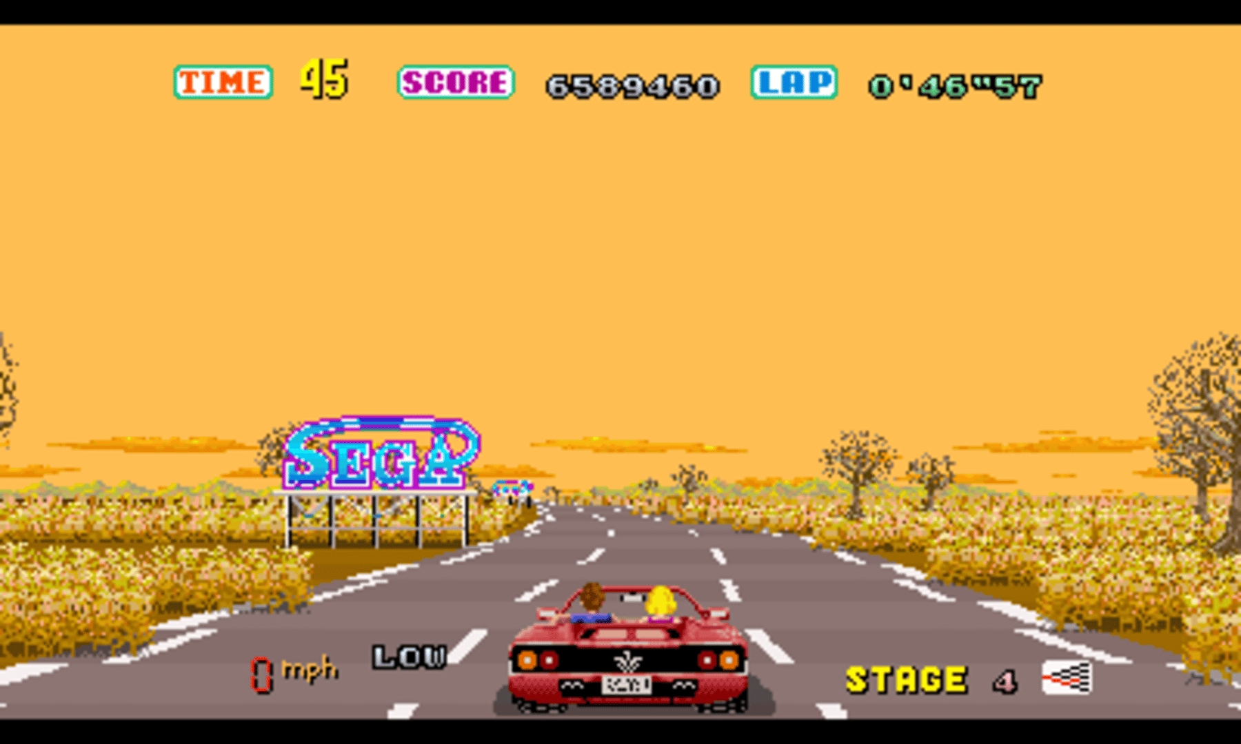 3D OutRun screenshot