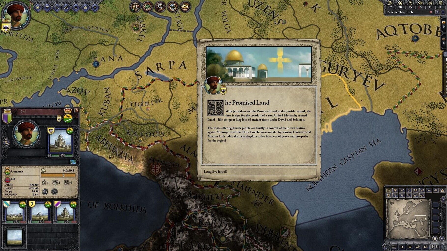 Captura de pantalla - Crusader Kings II: Sons of Abraham