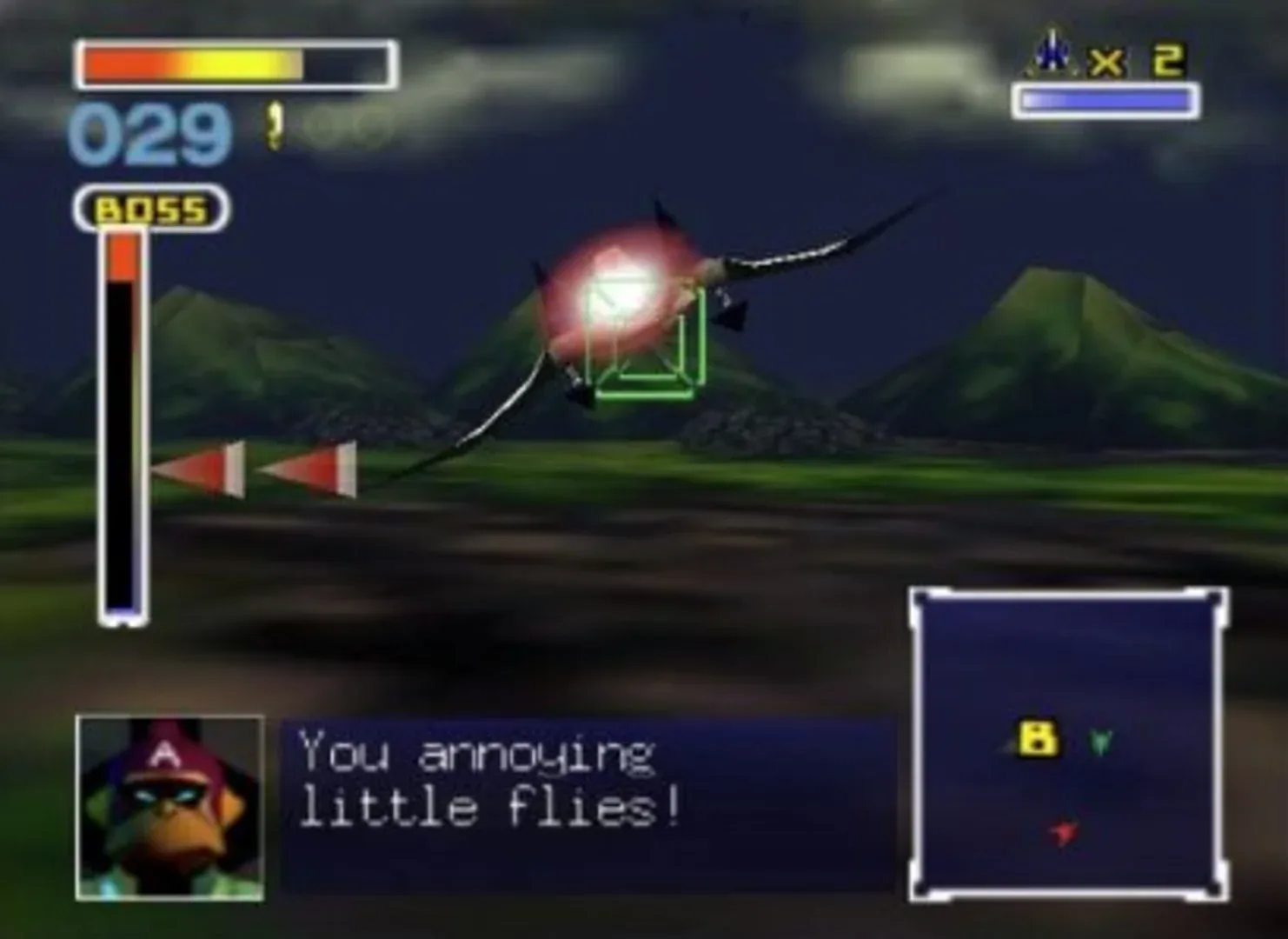 Captura de pantalla - Star Fox 64