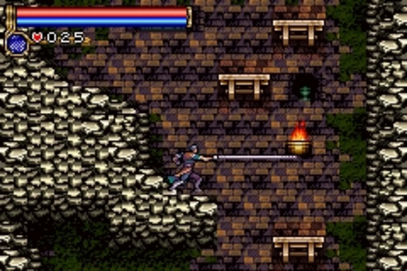 Captura de pantalla - Castlevania: Circle of the Moon
