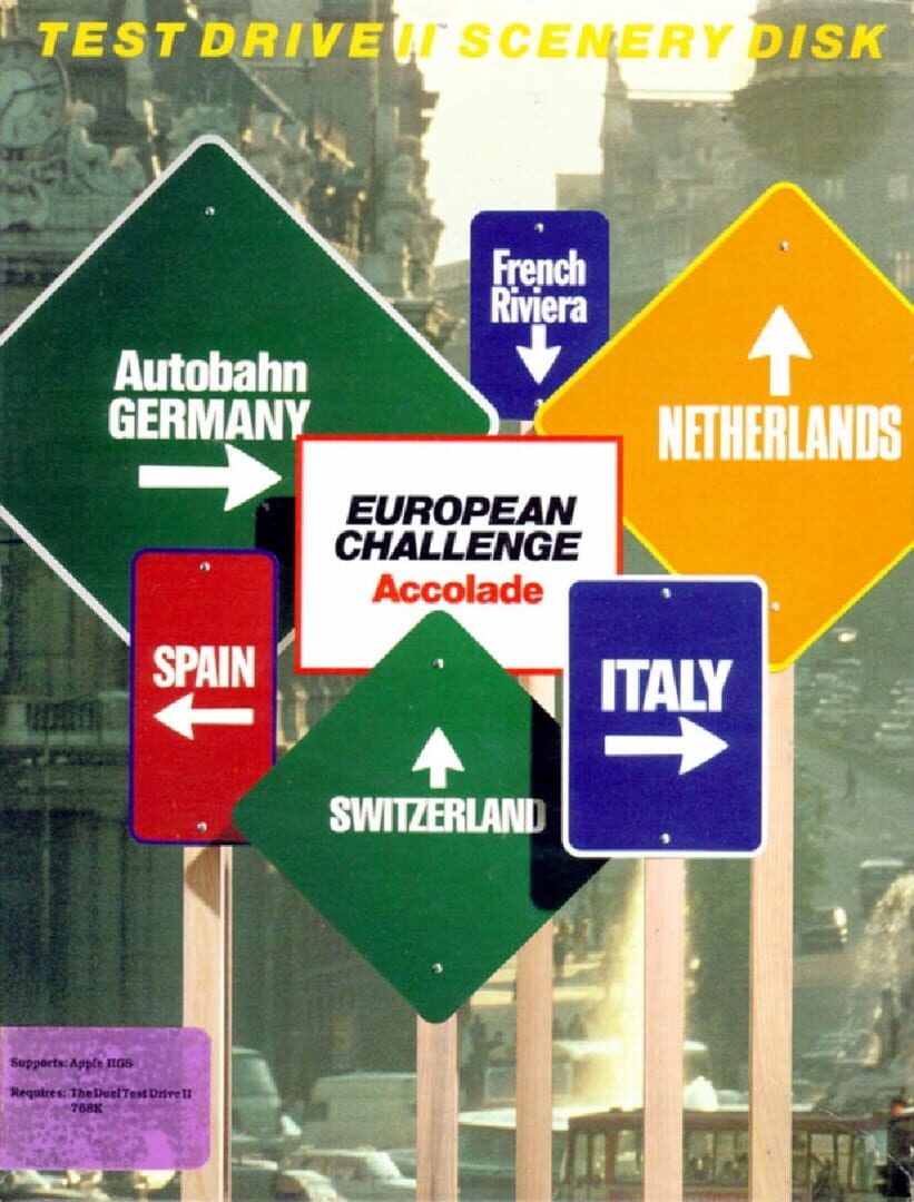 Test Drive II: Scenery Disk - European Challenge (1989)