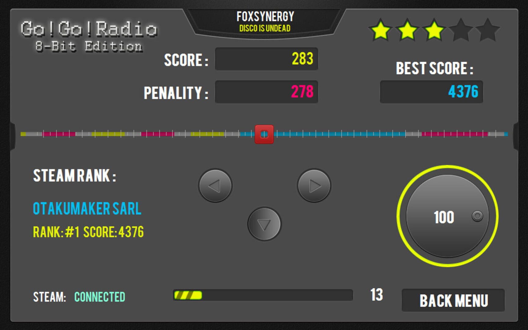 Go! Go! Radio : 8-Bit Edition - Screenshot
