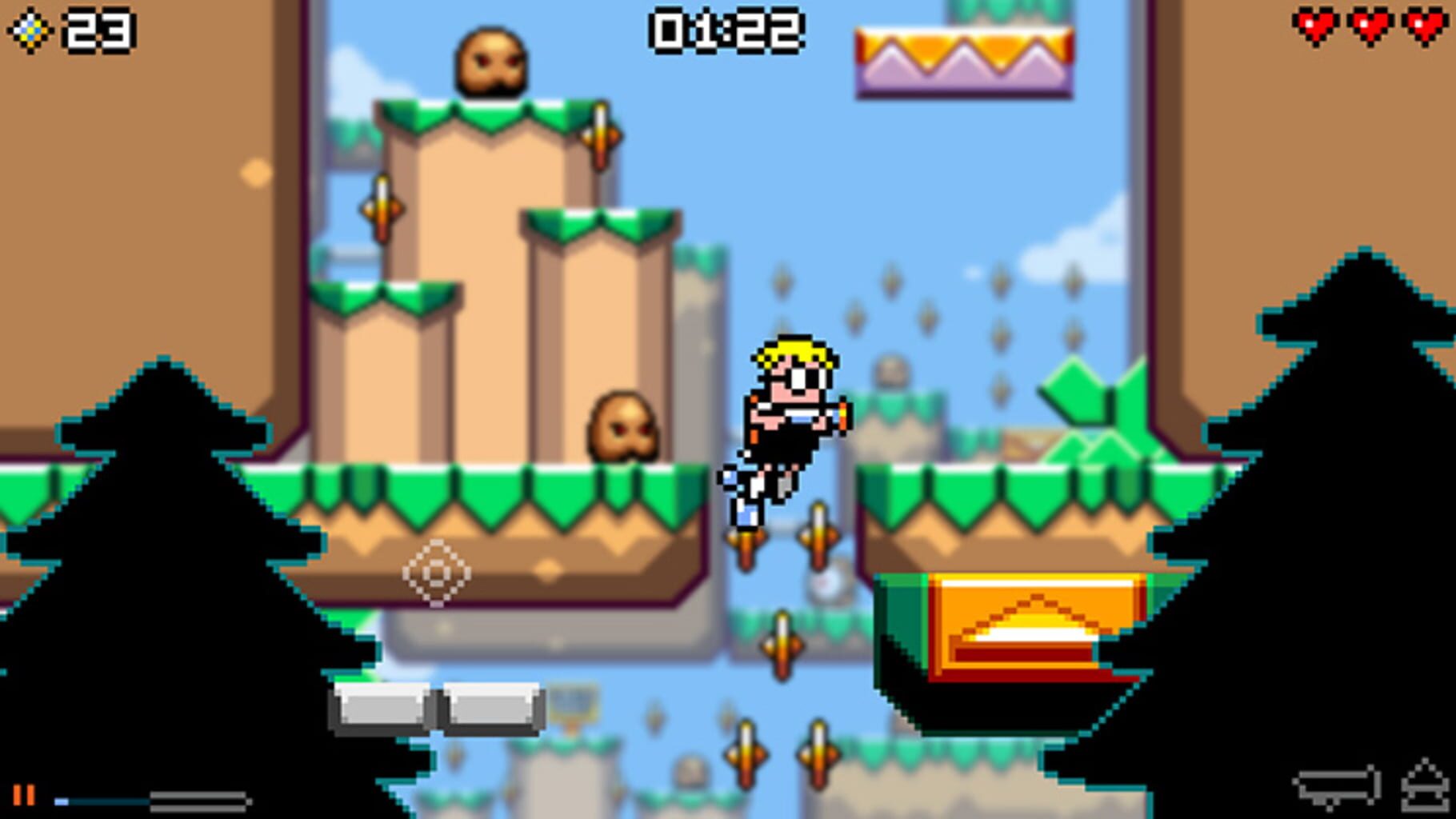 Captura de pantalla - Mutant Mudds Collection