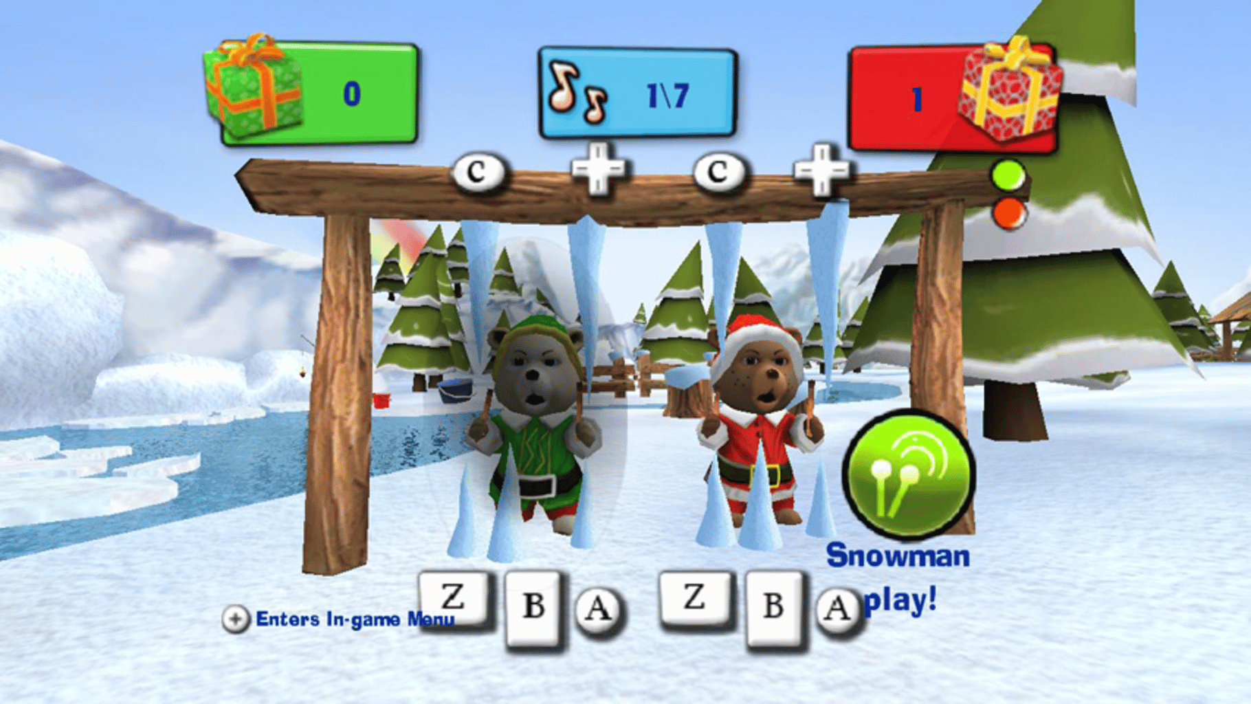 Hubert the Teddy Bear: Winter Games screenshot