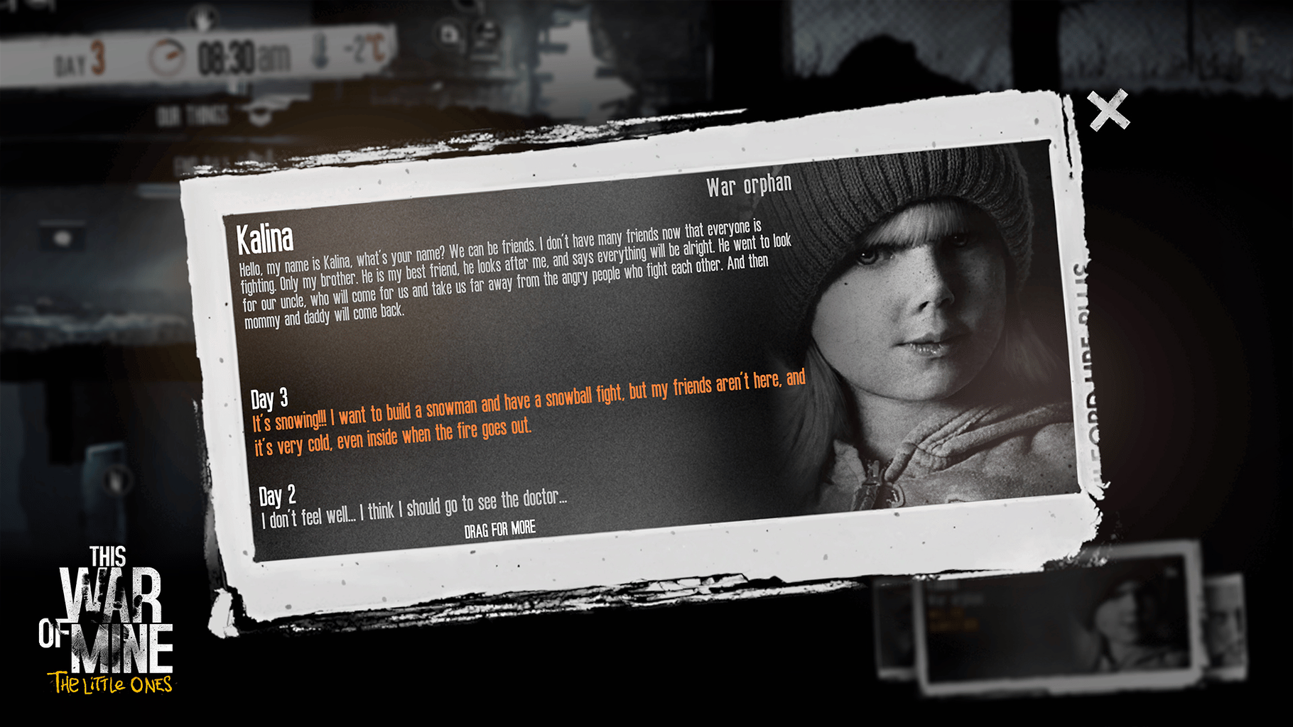 This War of Mine: The Little Ones screenshot