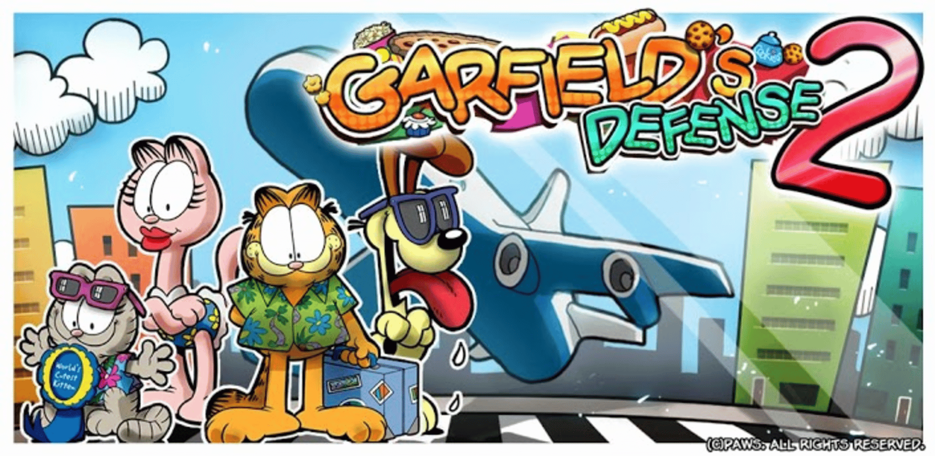 Garfield's Defense 2: The Food Invaders Strike Back Cover