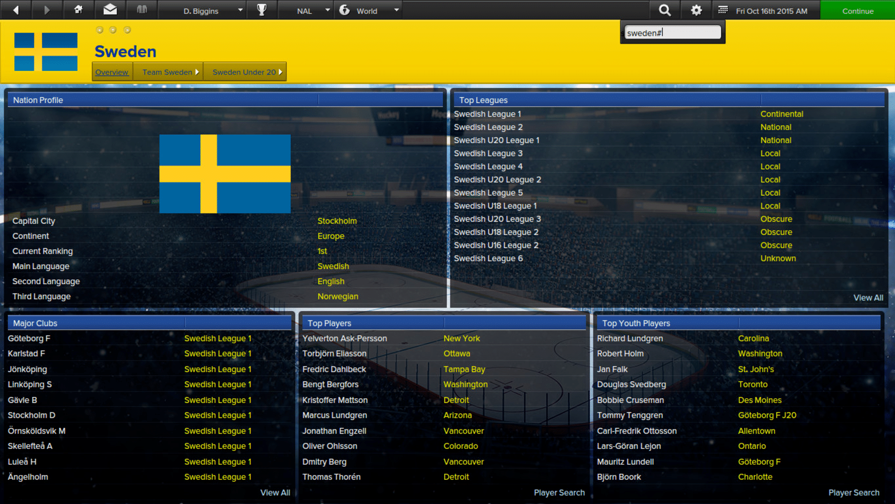 Eastside Hockey Manager screenshot